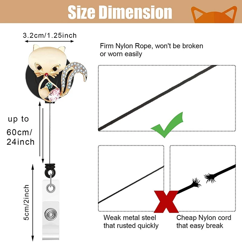 3 шт. выдвижной держатель для катушки с зажимом крокодил | Канцтовары офиса и дома