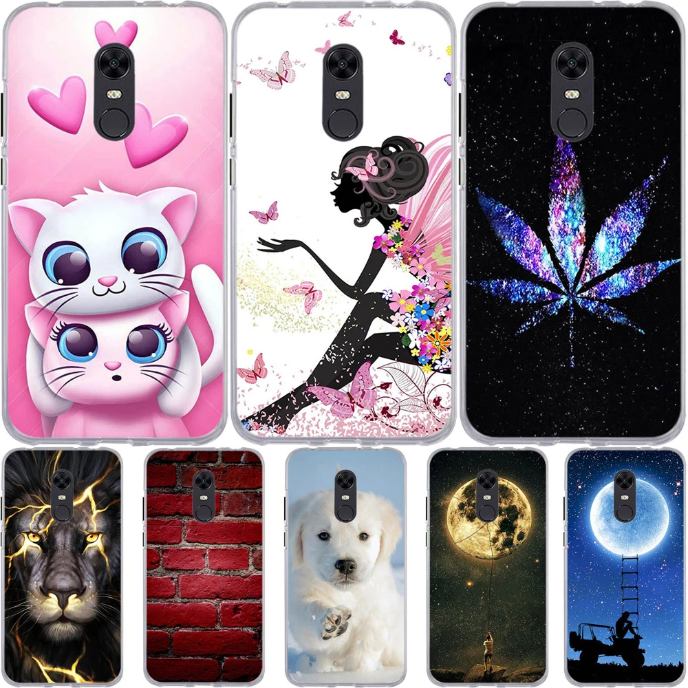 

For Redmi 5 Redmi5 Case TPU Cover For Redmi 5 Plus 5plus Redmi5plus Case Cute Funda For Redmi 5 Plus MDG1 MDI1 MEG7 MEI7 Case