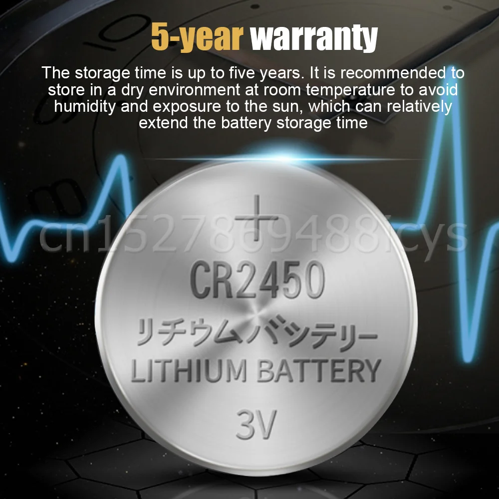 CR2450 CR 2450 3V литиевые батареи для дистанционного управления часы игрушки