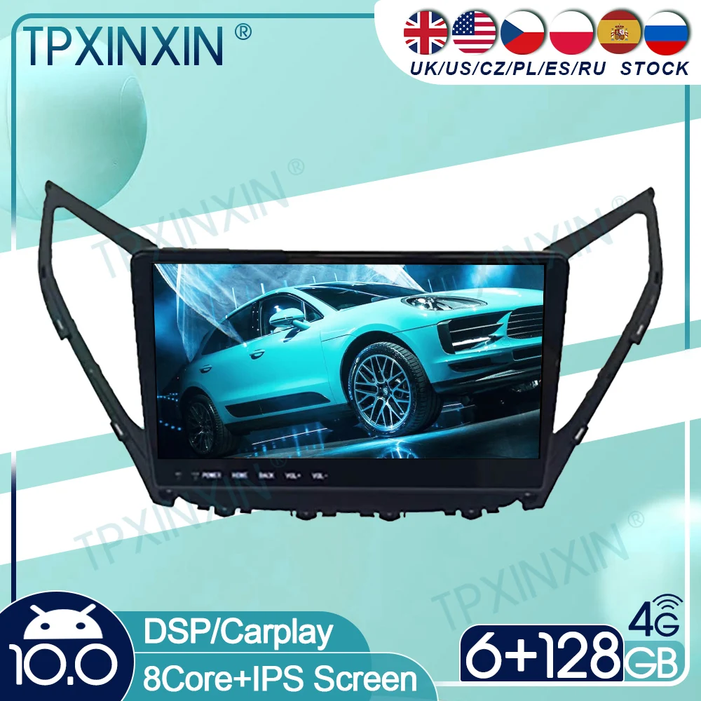 

For Hyundai Azera 2014 2015 Android 10 Car Stereo Radio with Screen Tesla Radio Player Car GPS Navigation Head Unit