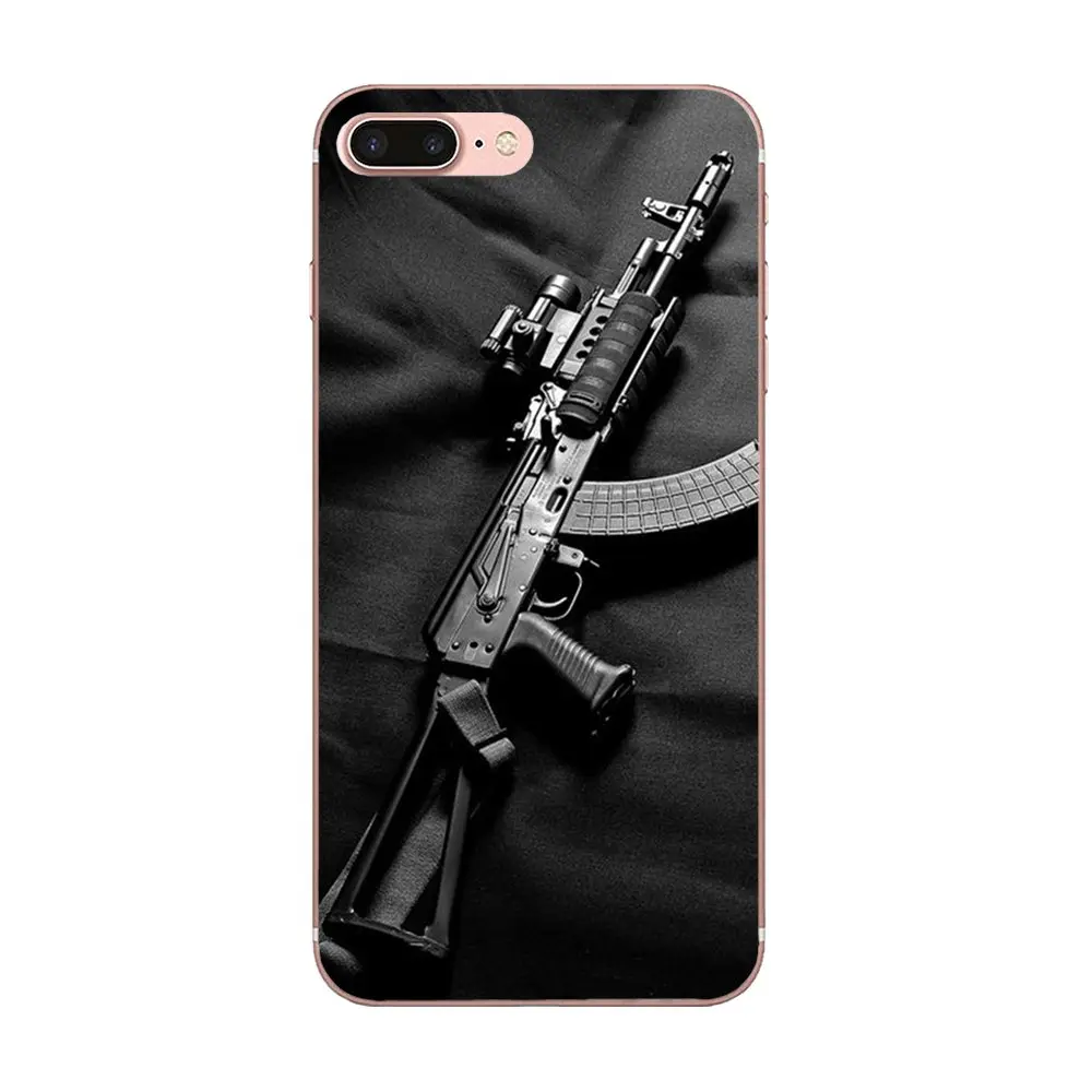 Defend Paris Ak47 Ak 47 M16 Soft TPU Cases Capa For Galaxy J1 J2 J3 J330 J4 J5 J6 J7 J730 J8 2015 2016 2017 2018 mini Pro | Мобильные