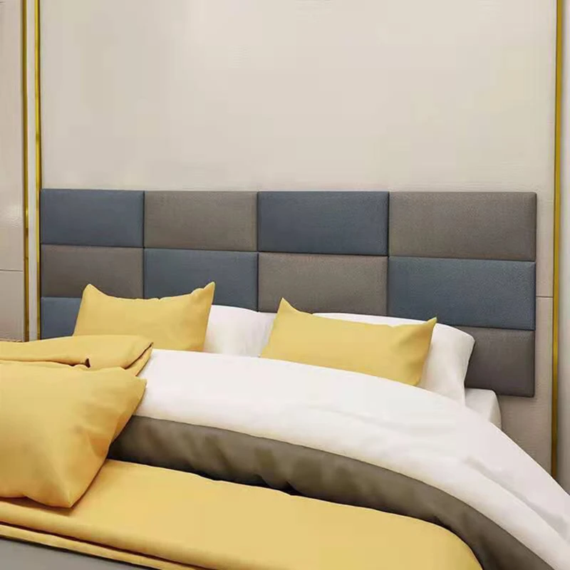 Мягкие противоударные 3D наклейки на стену настенная панель с изголовьем кровати