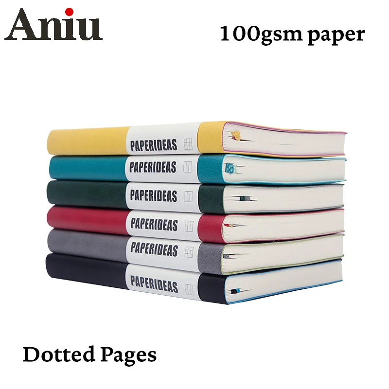 

А5 простой мягкий чехол в горошек блокнот дорожный Журнал Планировщик дневник