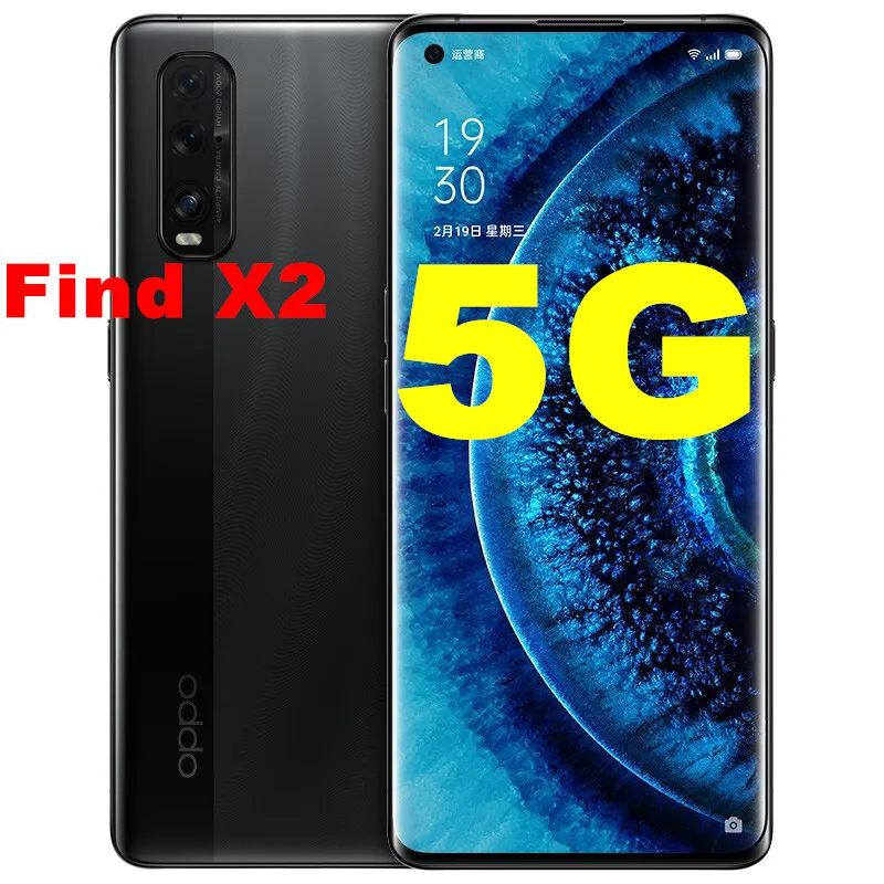 Фото Новый Oppo Find X2 мобильный телефон Android 10 0 5G версия Snapdragon 865 8G Оперативная память 256G(Aliexpress на русском)