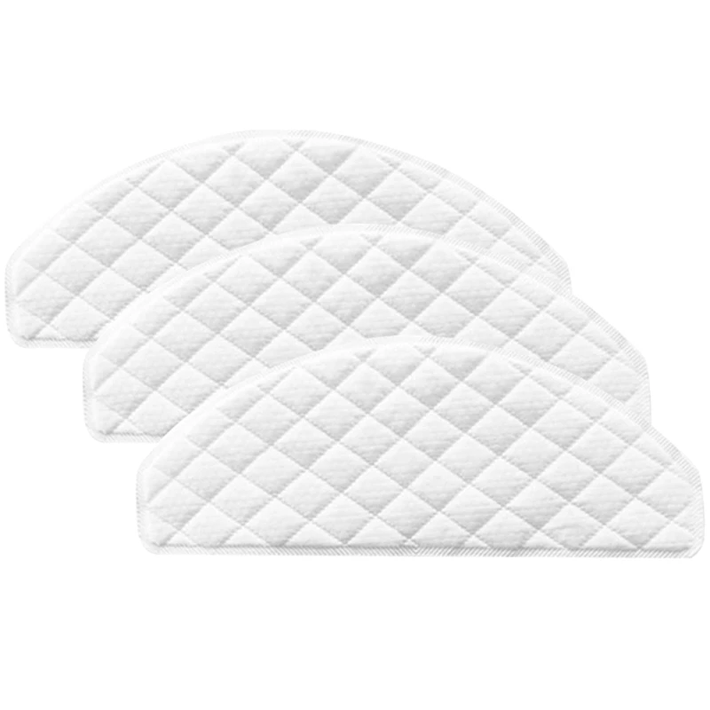 

2 Set for Ecovacs Household Items, 50 PCS Disposable Mops Cloth & 17 Pcs Filter Side Brush Mop Cloth Set