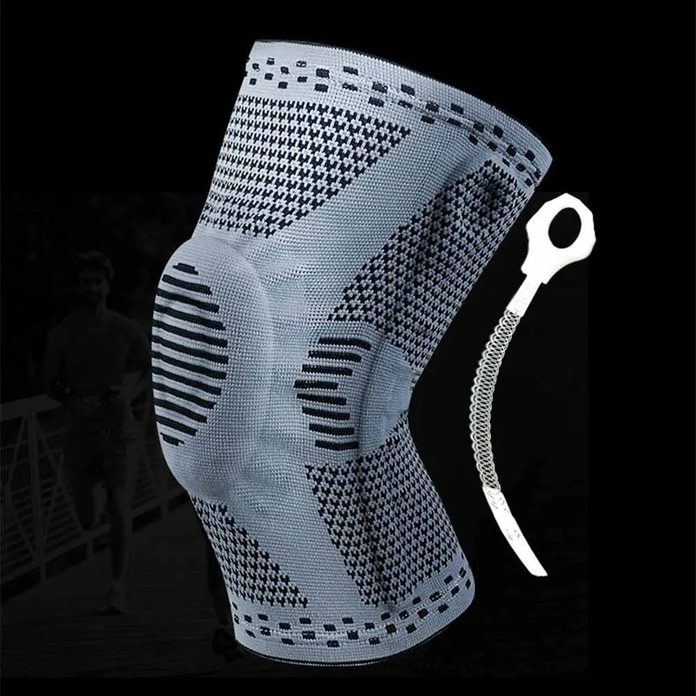 Hot1PCS эластичный наколенник поддержка баскетбола для бега спорт защитный ремень