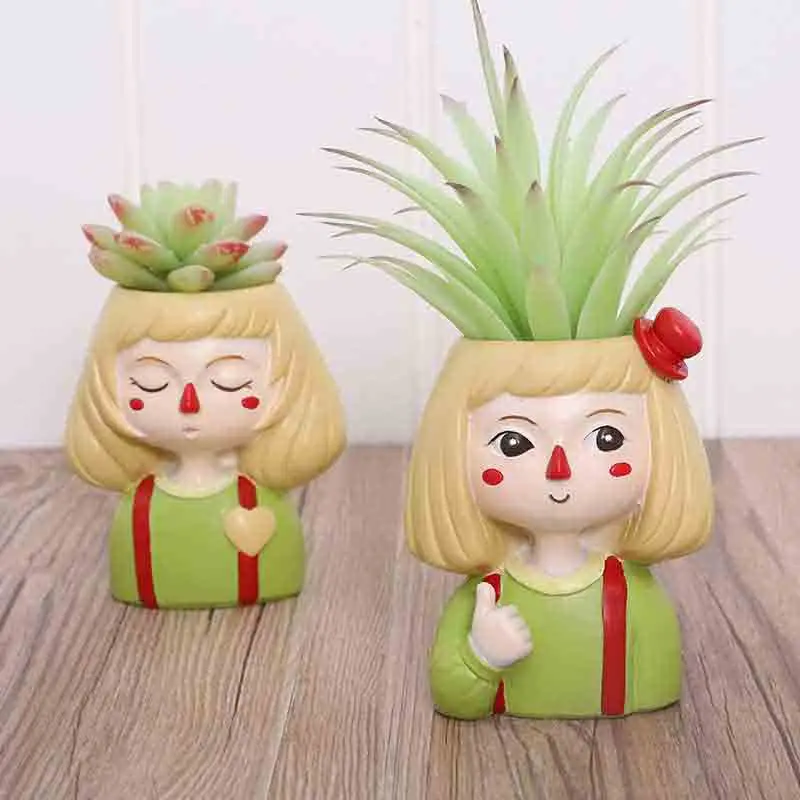 2019 горшки для влагозапасающего растения милый цветочный горшок девочки