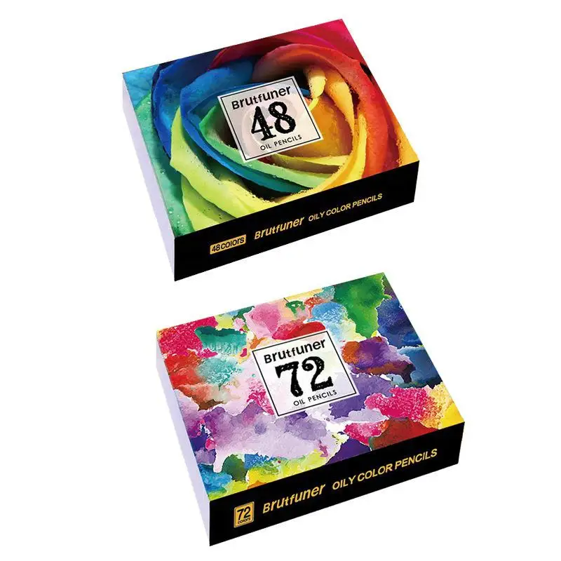 

2021 New 48/72/120/160/180 Color Water-soluble and oily pencils Art stationery created by artists or children learning to draw