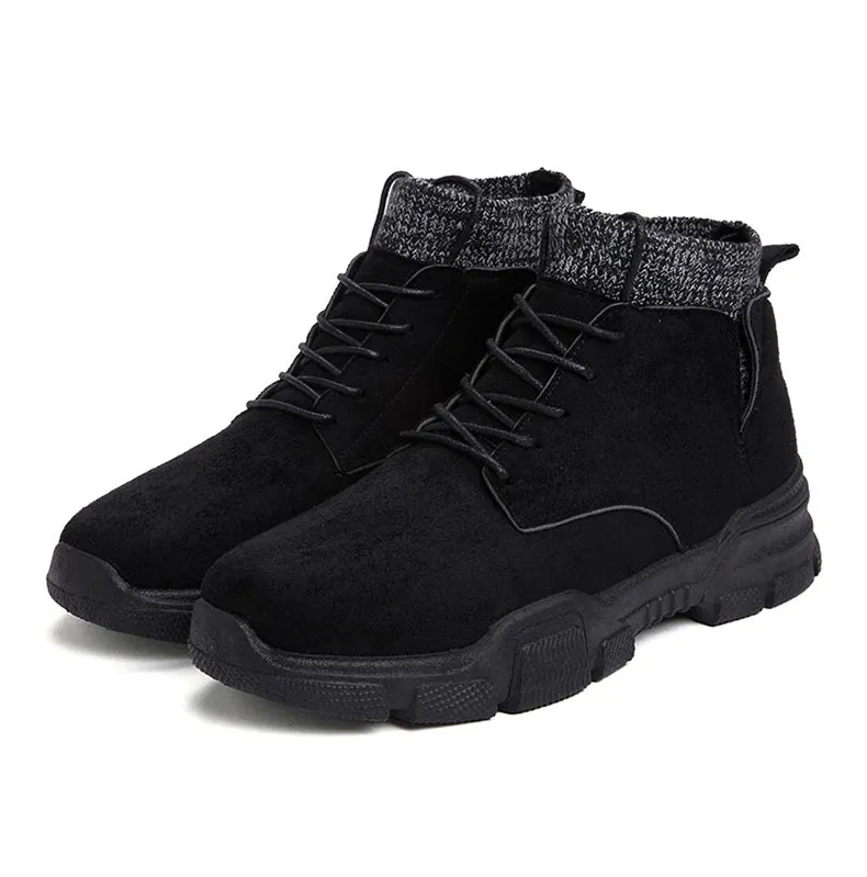 Мужская обувь высокого качества; дышащая обувь; zapatos hombre; цвет коричневый; ; мужские ботинки больших размеров; Водонепроницаемая осенне-зимняя Уличная обувь