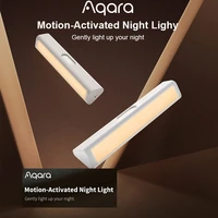 aqara led induction night light magnetic installation with human body light sensor 2 level brightness 8 month standby time