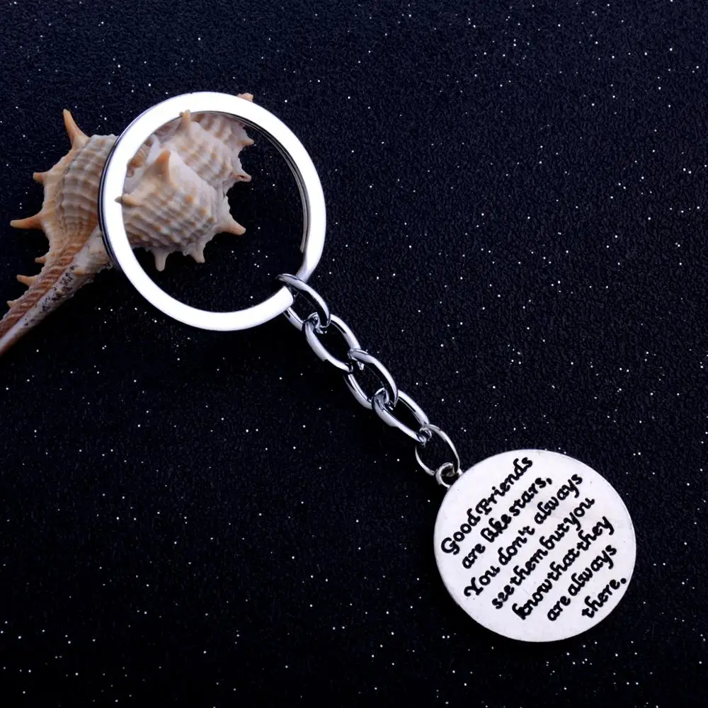 Дружеские Подарки хорошие друзья как звезды вы знаете что они всегда там брелоки