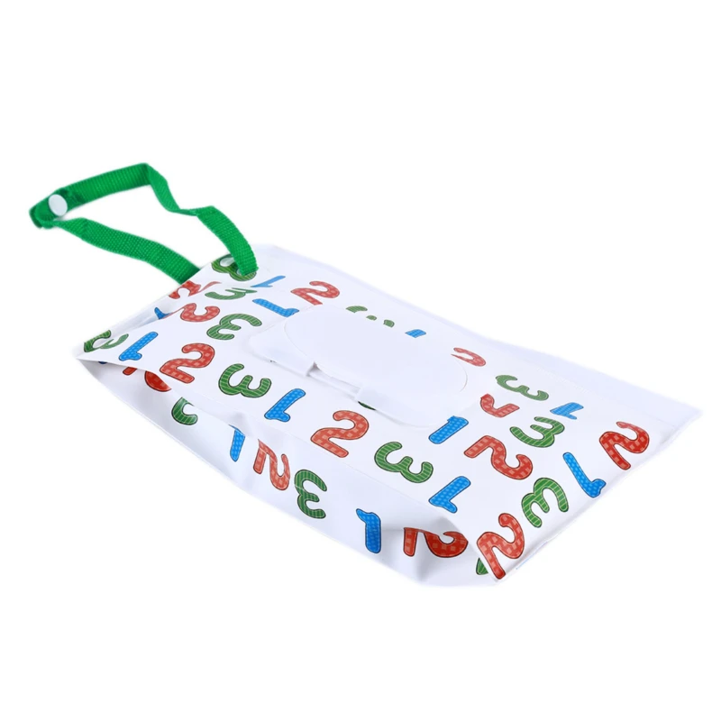 

Baby Wet Tissue Case Eco-Friendly Care Wet Wipe Box Cleaning Wipes Container Case Portable Wet Wipe Bag Eva Snap Strap Wipes Bag