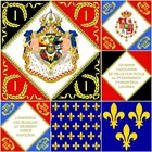 Французский зарубежный флаг, Королевский флаг легиона Наполеона 4x4 фута 120x120 см полиэстер