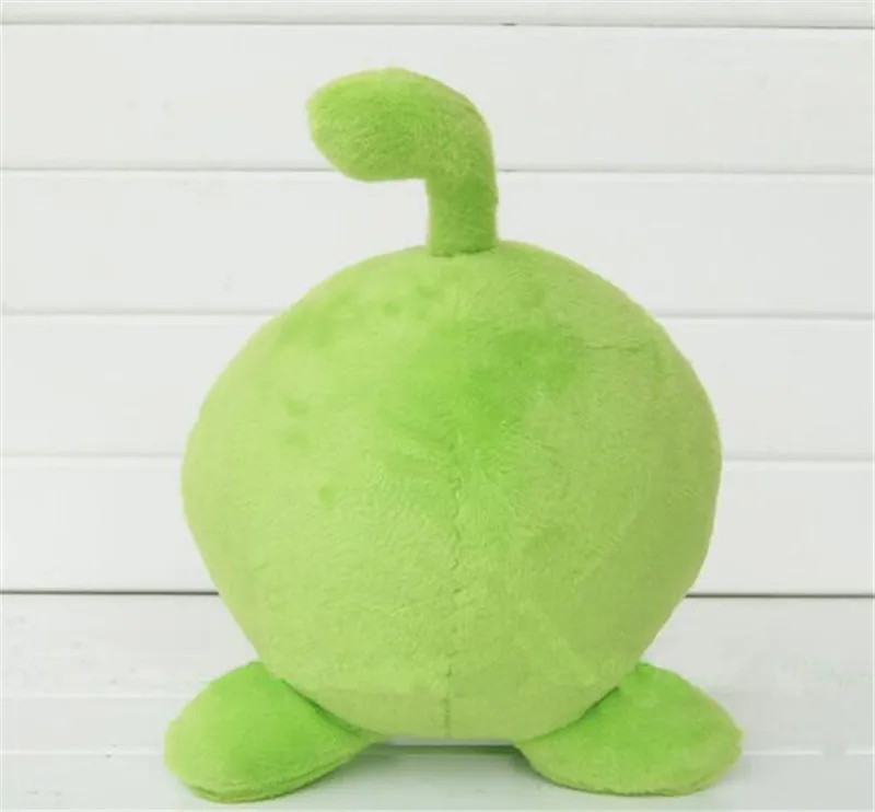 20 см Популярная игра мультфильм вырезать веревку Om Nom Frog Мягкие животные плюшевые