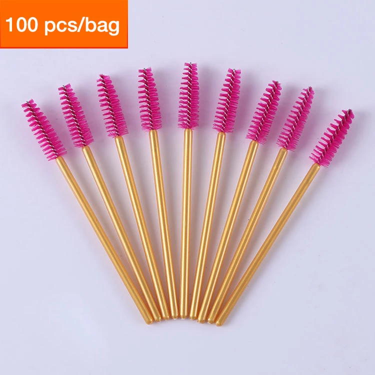DORADOSUN 100 шт. одноразовая щетка для ресниц в форме винта портативная кисточка