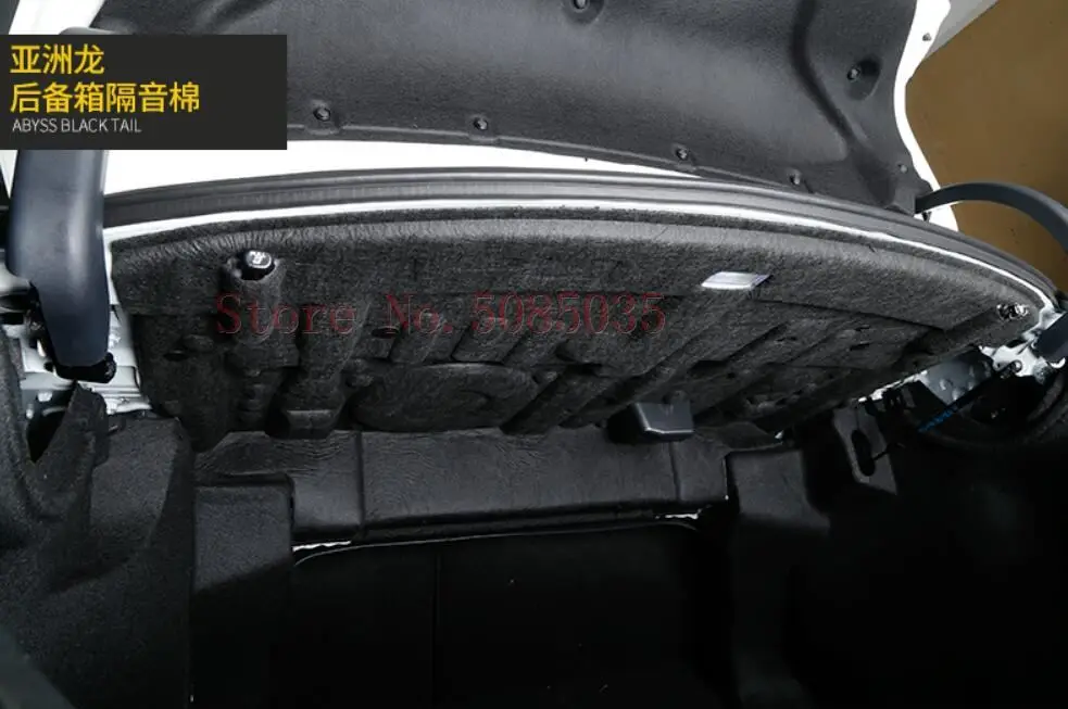 Автомобильный Стайлинг багажник звукоизоляционный хлопковый коврик наклейка