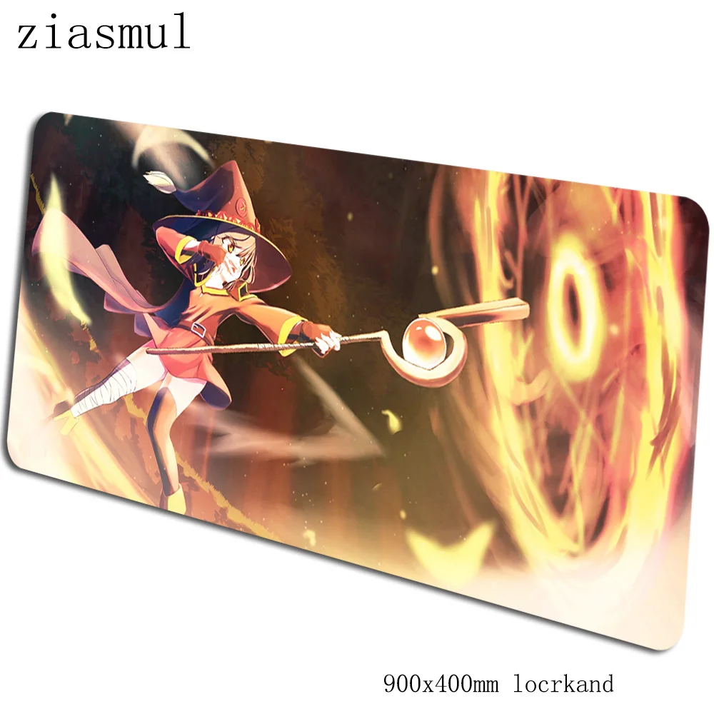 Megumin коврик для мыши толстый компьютерный геймерский коврик для мыши 900x400x3 мм большой коврик для мыши в стиле аниме эргономичный гаджет офисный стол коврики - Цвет: design 9