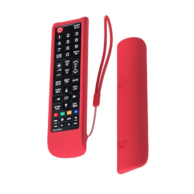 red only case Чехлы с пультом дистанционного управления для samsung tv BN59-01199F AA59-00666A 00816A 00813A 00611A 0741A чехлы с защитой от пыли и кожи SIKAI - Цвет: red only case