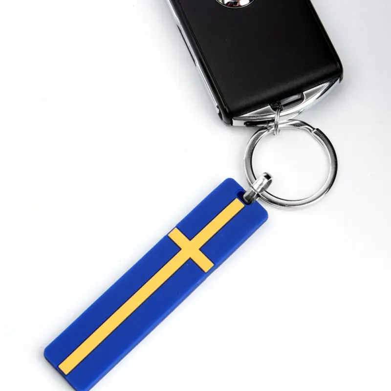 

Key Chain Ring For VOLVO XC90 XC60 XC40 S90 S80 S60 V70 V60 V50 V40 S40 C30 Sweden Flag Key Chain 1 Piece