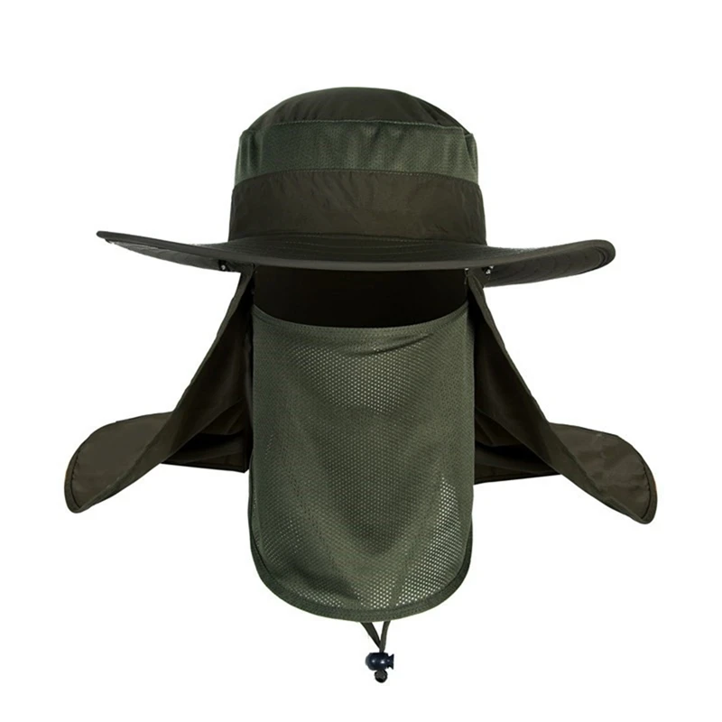 

Waterproof Big Bucket Hats With A Wide Brim New Summer Wind-proof Sun Hat SPF 30+ UV Protection Fishing Hat Fisherman Cap