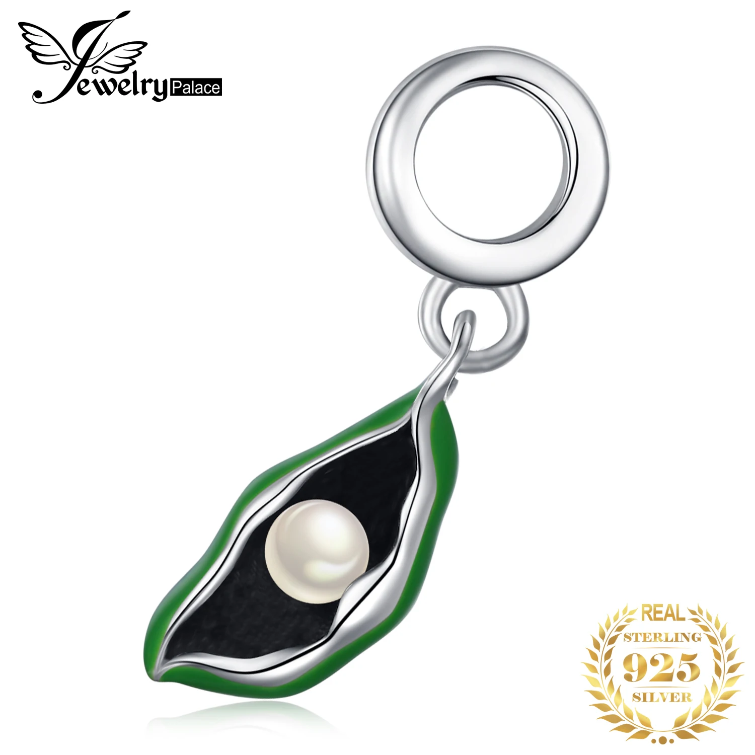 Ювелирные изделия 925 пробы серебряные бусинки в горошек жемчужные подвески