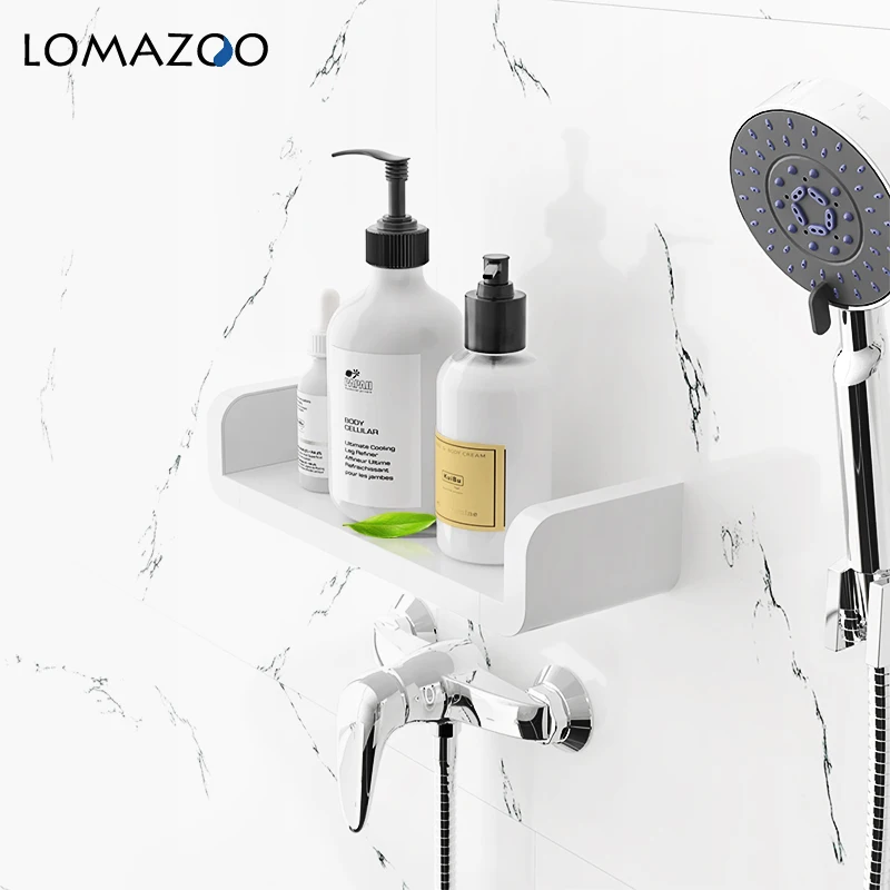 Настенный стеллаж для хранения полка ванной кухни косметики ванны прочная