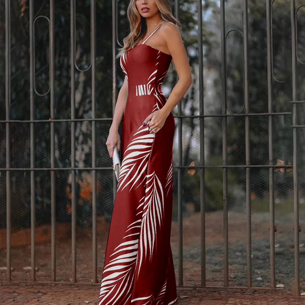 2020 европейские и американские женские подтяжки с высокой талией печатные