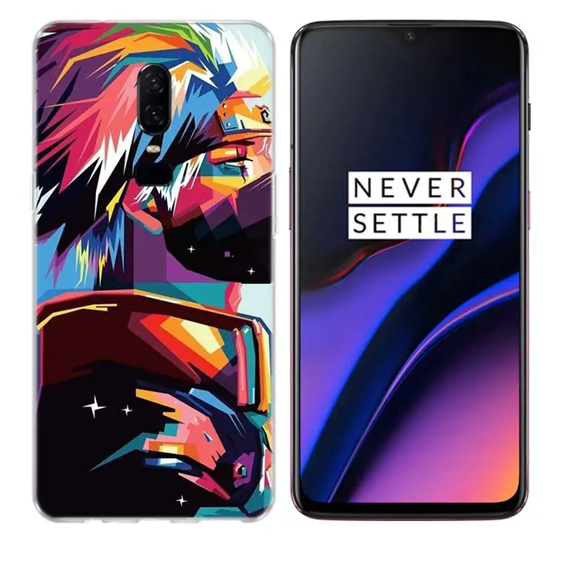 Naruto Kakashi Luxury Soft TPU Silicone Phone Back Case For OnePlus One Plus 7 Pro 5 5T 6T 6 Fundas Printed Cover Coque |