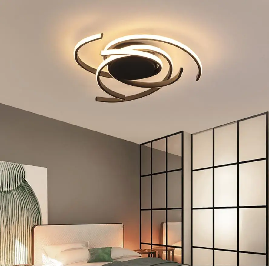 Креативная современные светодиодные потолочные лампы алюминиевая потолочная