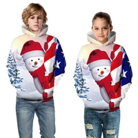 fashion cute 3d print snowwhite santa claus baby hoodie kids casual girls clothes pullover sportswear children sweatshirts