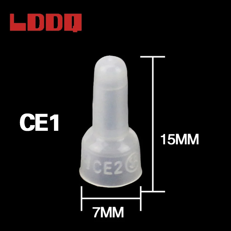Замкнутые концевые обжимные колпачки LDDQ CE1 CE2 100 шт. нейлоновые клеммы для