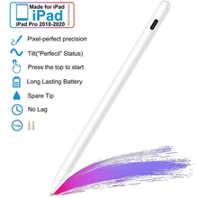 For Apple iPad Pencil for Stylus Pen iPad Pro 11 12.9 2021 2020 2018 6th 10.2 7th 8th Generation mini 5 Air 3 4 Palm Rejection
