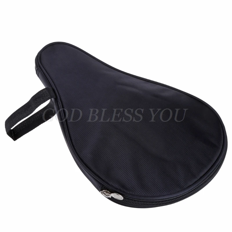

w/ Ball Pouch Drop Shipping Waterproof Black Table Tennis Racket Bag PingPong Paddle Bat Case