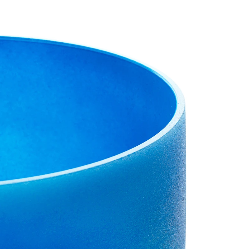 Чакра для горла topфонд G Note голубая цветная матовая кварцевая чаша пения с