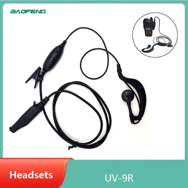 1/2/3 шт. гарнитуры для Baofeng UV-9R плюс Водонепроницаемый иди и болтай Walkie Talkie “иди