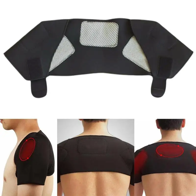 Турмалин самонагревающийся плечевой ремень колодки шеи плечо Корректор осанки