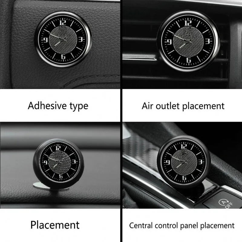 Светящиеся кварцевые часы автомобильные для B-e-nz C200 E A B M Class W205 W204 W212 GLE GLC GLA C43 C63