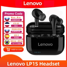 Lenovo LP1S TWS Bluetooth Headphones Wireless Headset Smart Touch Voice Assistant Sports HIFI Music With Mic For Android And IOS