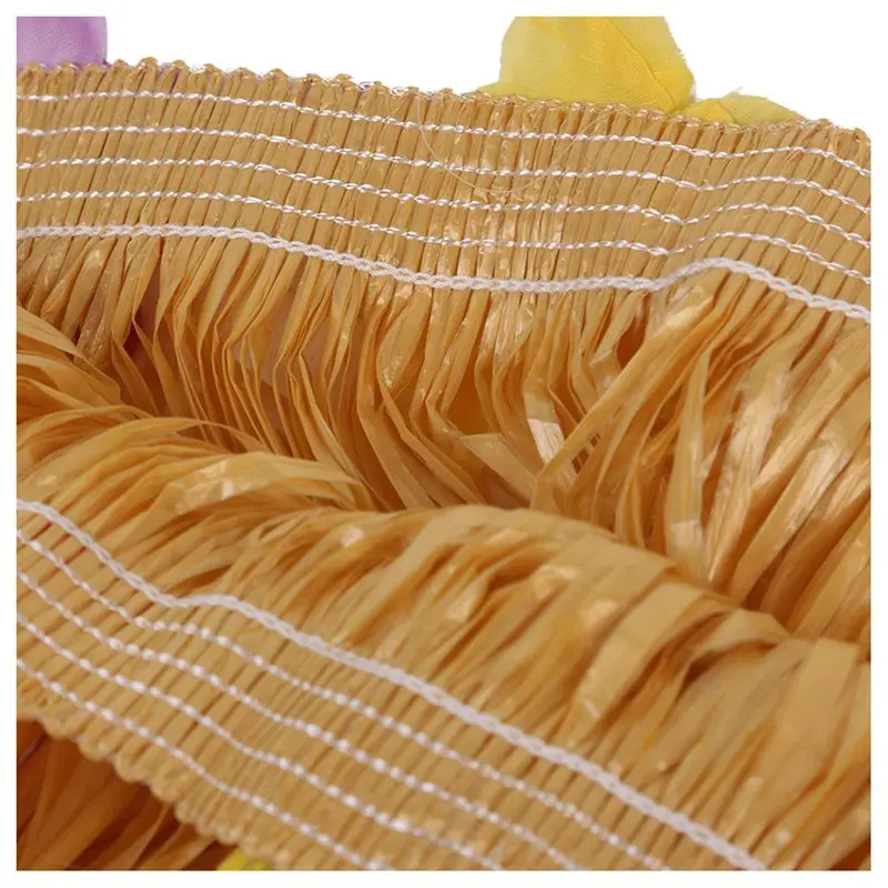 FashionTable Skirt Hawaiian Luau Flower Grass Garden Wedding Party Beach Decor Khaki | Дом и сад