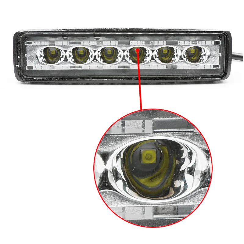 1 шт. новый автомобильный рабочий светильник Однорядный 18 Вт 6 светодиодный с