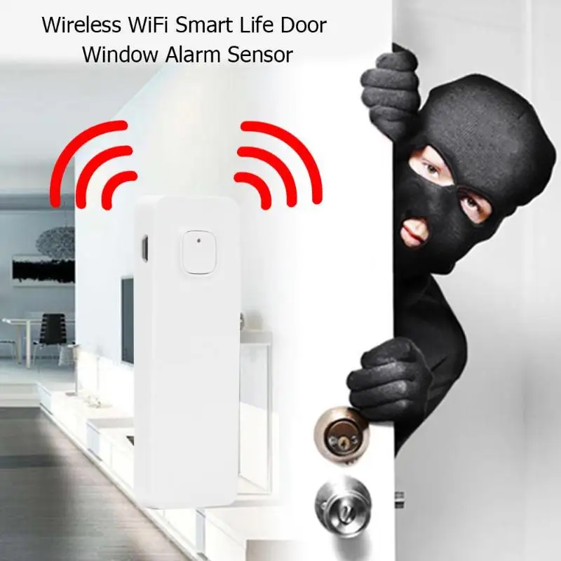 Новая Домашняя безопасность беспроводной WiFi умная жизнь дверная оконная сигнализация сенсор детектор Интеллектуальный поддержка Amazon Alexa Google Assistant