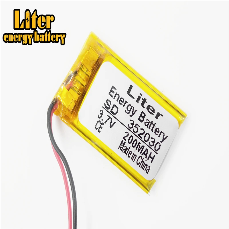 BH-111 Bluetooth гарнитура батарея 352030 3 7 v 200MAH литиевая MP4 MP3 маленькие игрушки |