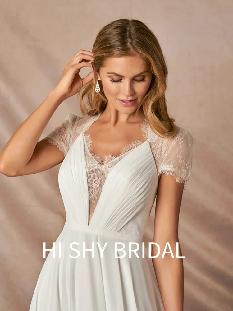

Hi Shy Bridal 2021 New Luxury Lace Wedding Dresses Suitable for Every Bride Free Tailored Plus Size and Free Shipping