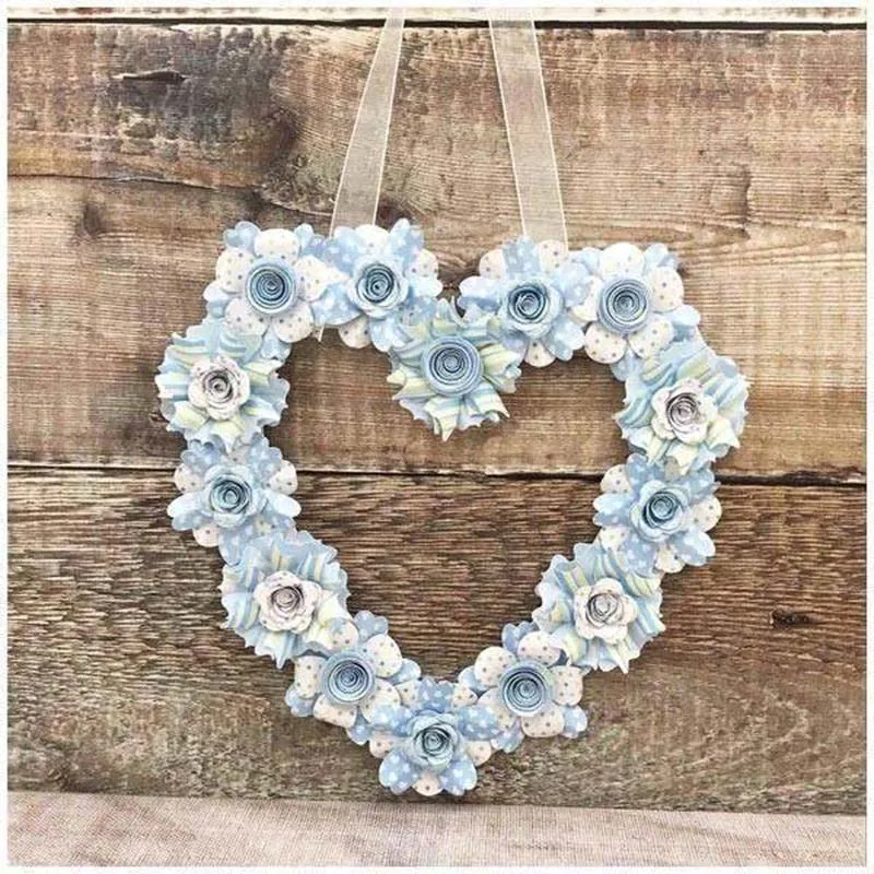 Набор вырубных штампов &quotсостав держащей букет на свадьбе 2 трафареты