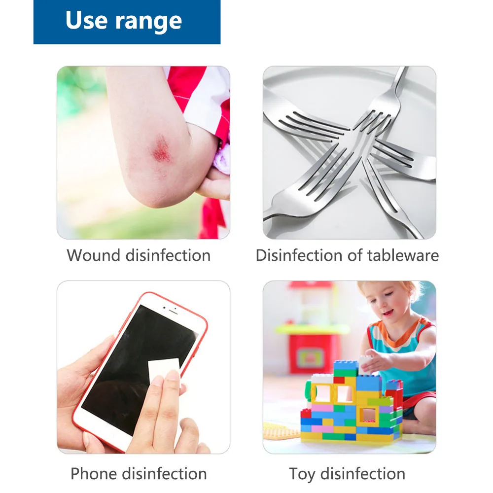 100 шт./лот салфетка для протирания тампон Саше инструмент Моющее Средство Влажные