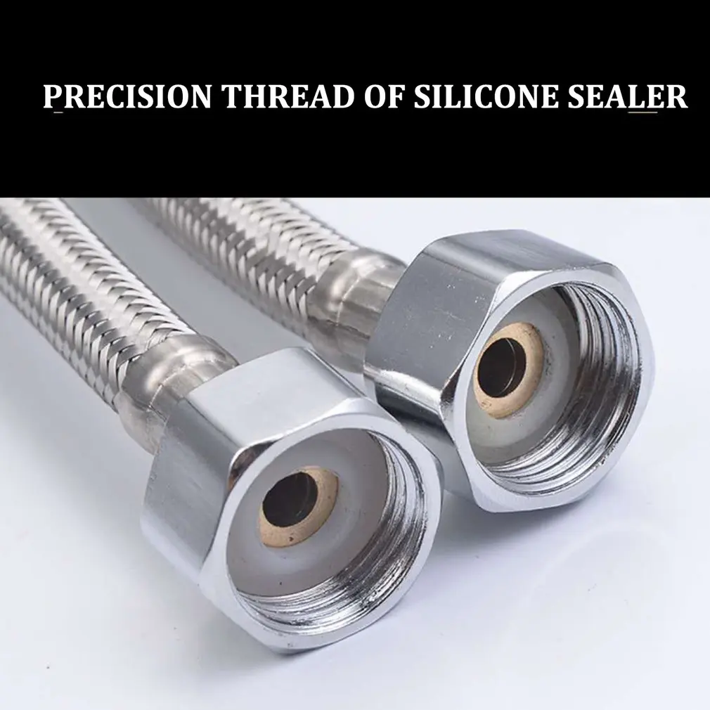 Оплетенный шланг из нержавеющей стали с одной головкой впускной кухонный кран