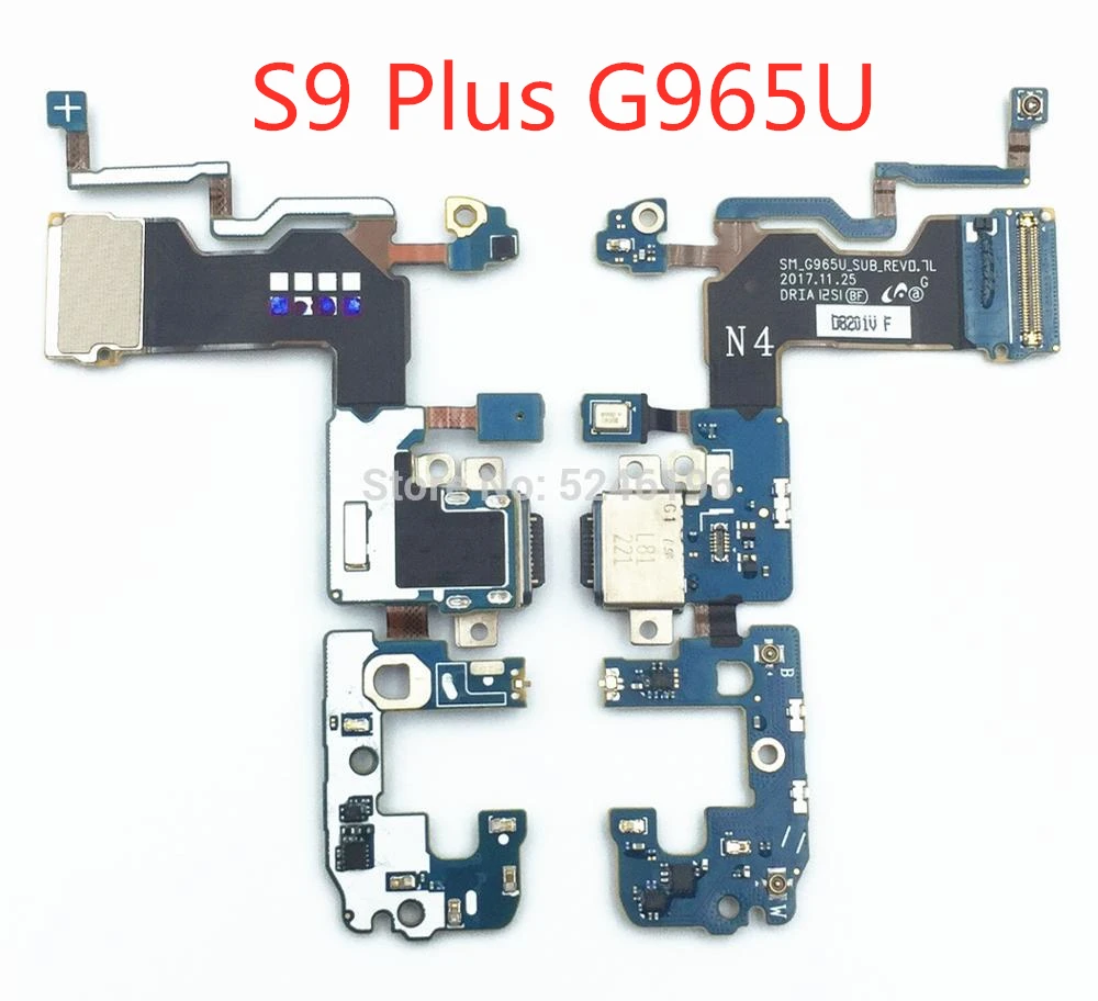 1 шт. usb зарядное устройство док-порт мини микро разъем гибкий кабель для samsung Galaxy S9 Plus SM-G965U G965U G960U печатная плата