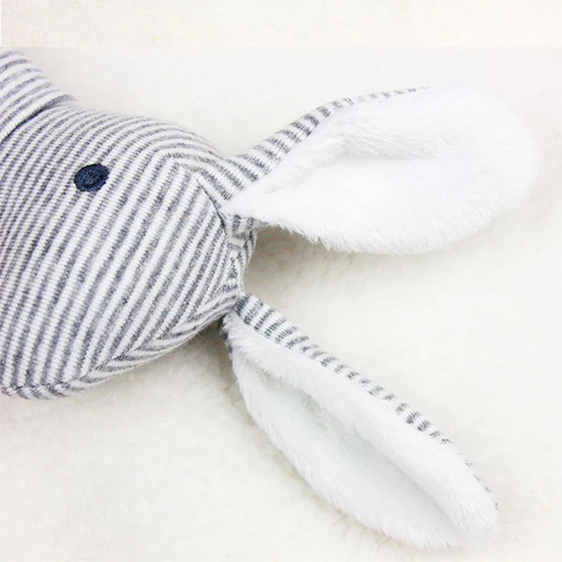 Rabbit Baby Plush Toys BB Bunny Rattle Infant Ring Bell Crib Sound Cute Animal Bebe Newborn Toy Infant Baby Rattle Toys