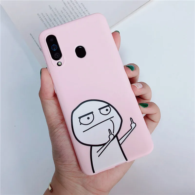 Мягкий силиконовый чехол с рисунком из мультфильма силиконовый чехол для телефона для samsung Galaxy M10 M20 M30 M40 A10 A20 A30 A40 A50 A60 A70 A80 A6 A8 A7 J4 J6 J8 крышка - Цвет: 1