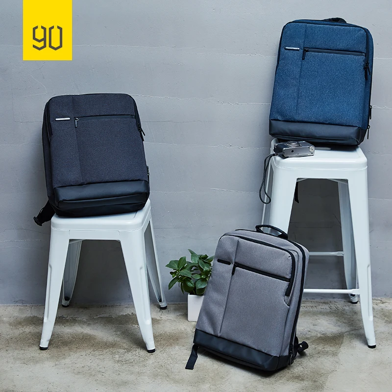 Оригинальный 90FUN классический Бизнес рюкзак для подростков школьная сумка